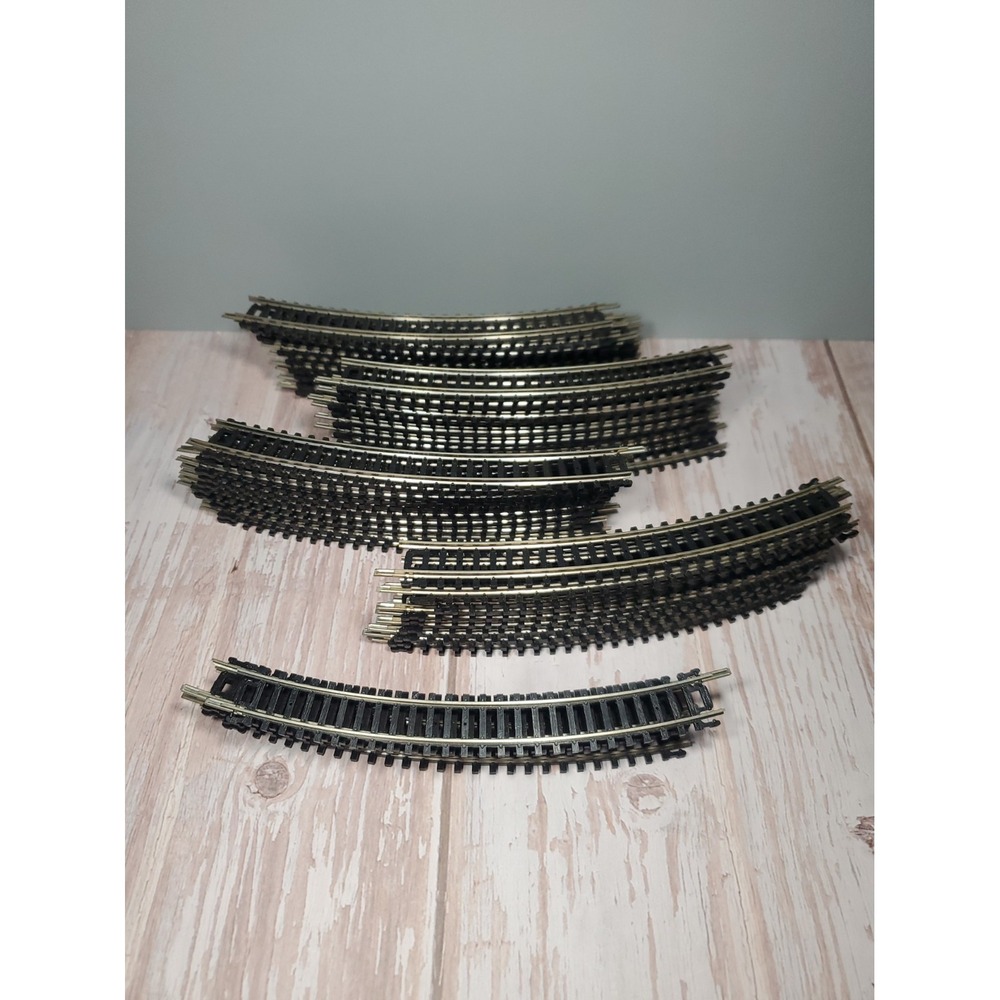 BACHMANN N Gauge Train Track # 44607 Curved 9-3/4" Radius Lot Of 45 Tracks